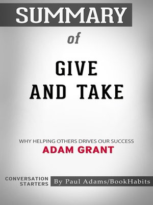 cover image of Summary of Give and Take